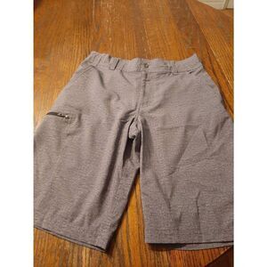 Boys Size 12 ZeroXposur Performance Mid Heather Grey Shorts Adjustable Waist